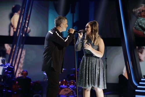 Alejandro Sanz visitó la final de 'La Voz' para cantar junto a María Espinosa