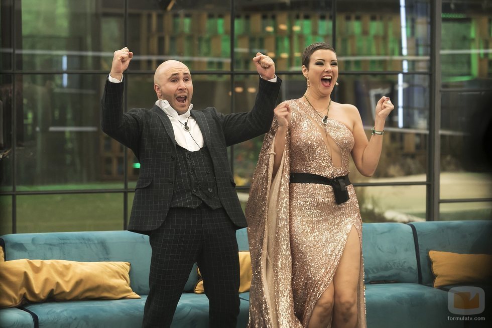 Kiko Rivera y María Jesús, en la final de 'GH Dúo'