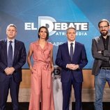 Santiago González, Ana Pastor, Vicente Vallés y Cesar González, el equipo de 'El debate'