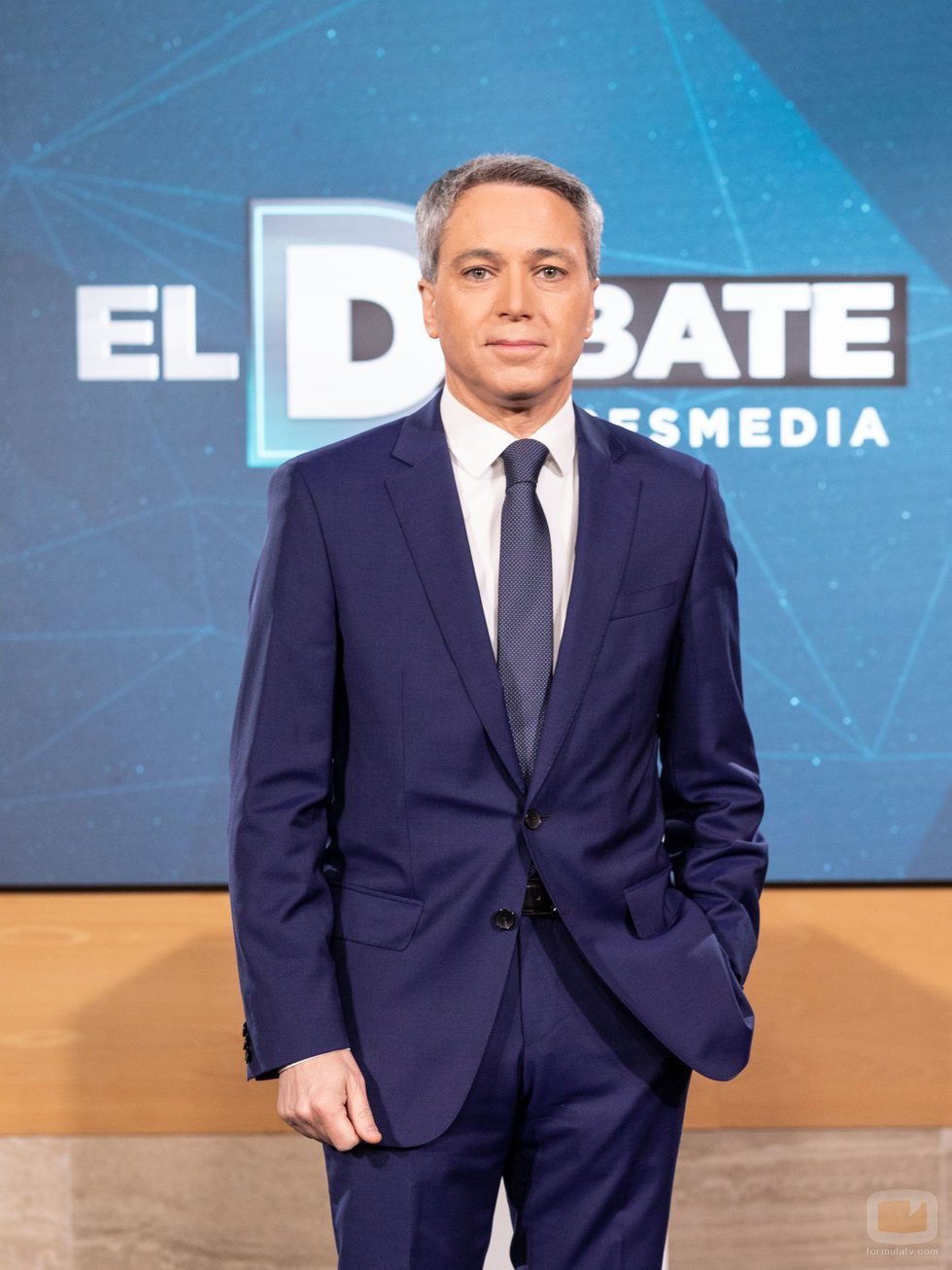Vicente Vallés, moderador de 'El debate' de Atresmedia