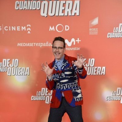 Joaquín Reyes posa en la premiere de "Lo dejo cuando quiera"