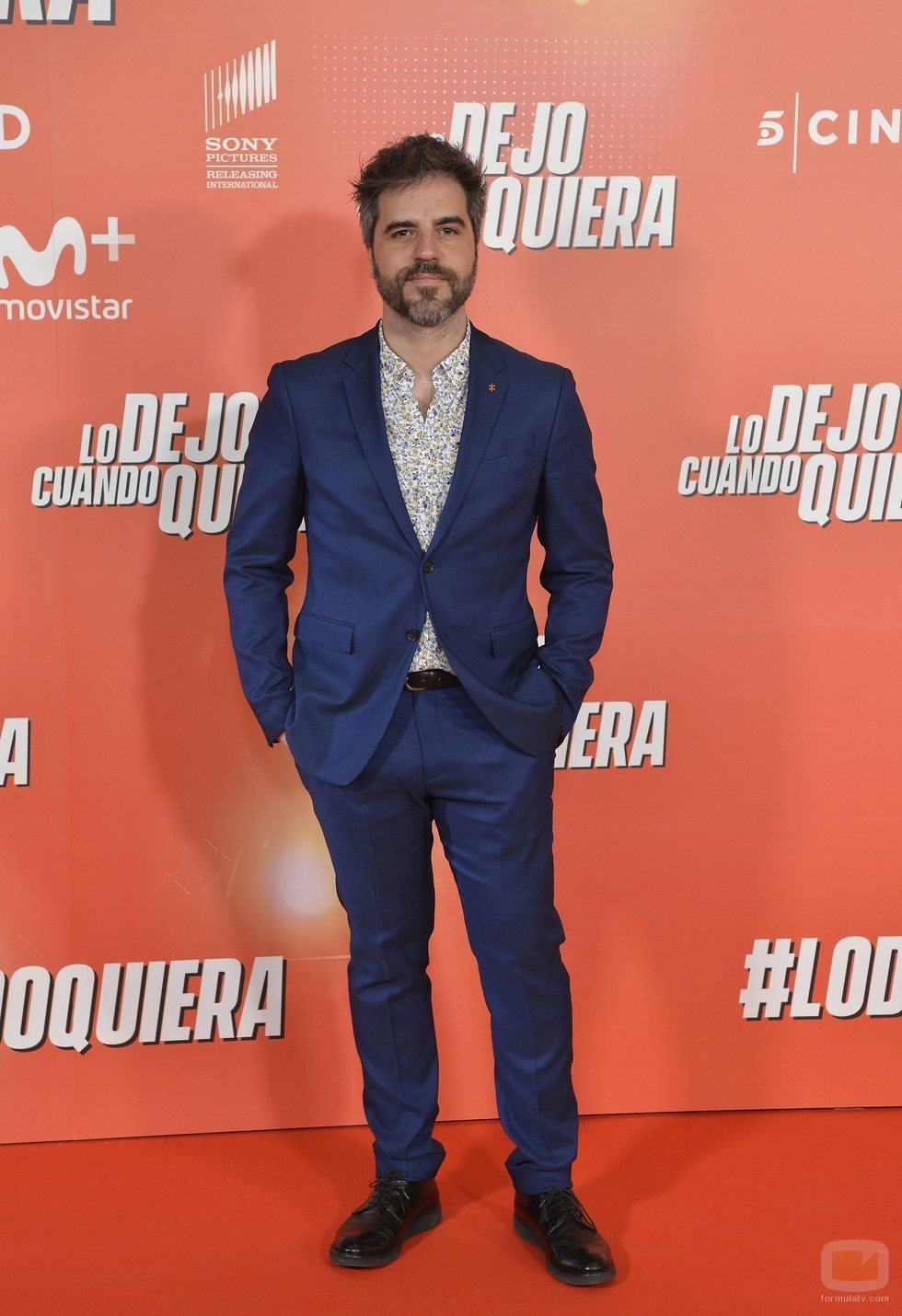 Ernesto Sevilla posa en la premiere de "Lo dejo cuando quiera"