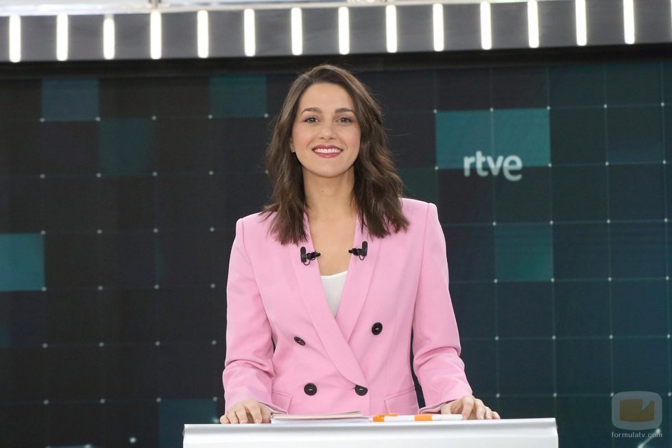 Inés Arrimadas (Ciudadanos), en el debate a seis de RTVE