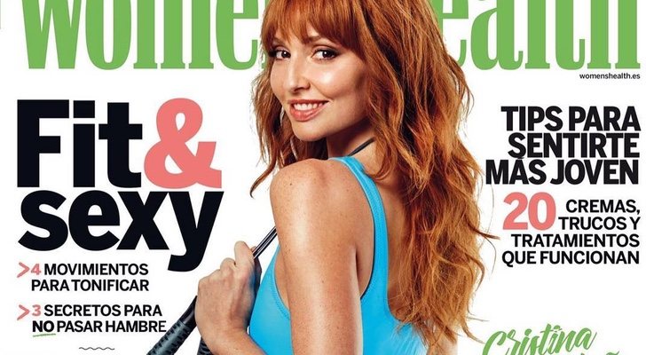 Cristina Castaño muy sexy en la portada de mayo de 2019 de Women's Health