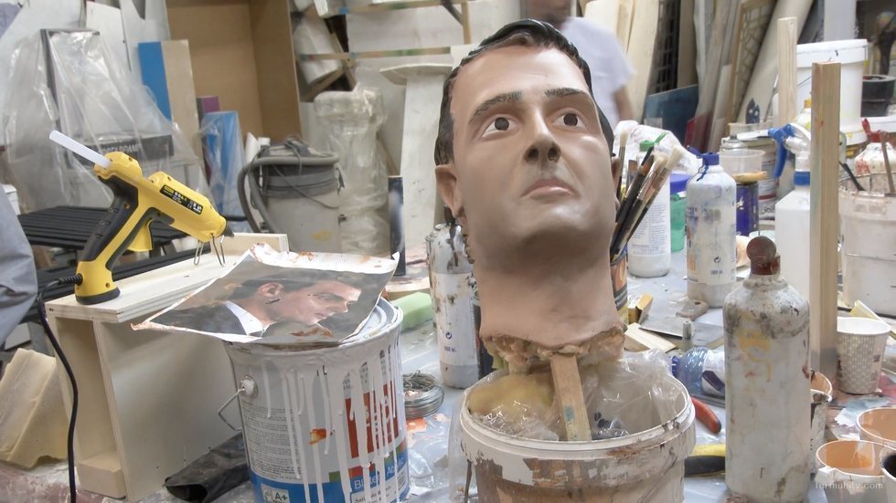 La cabeza del paso de Albert Rivera en la Semana Santa de 'El Intermedio'