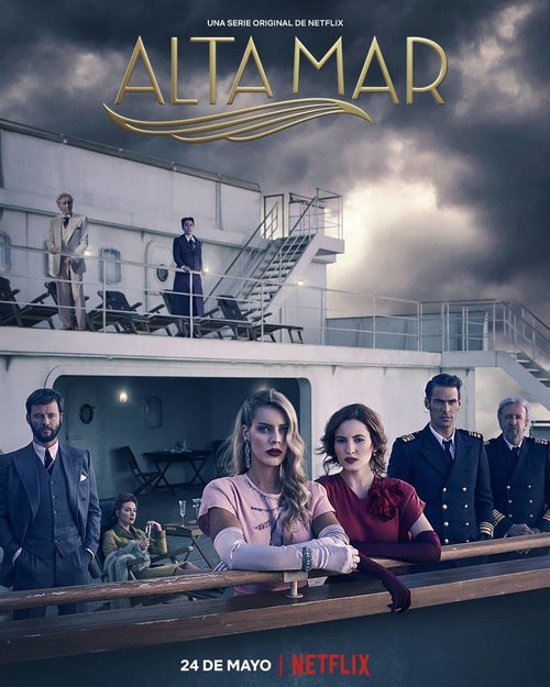 Póster de 'Alta mar', la serie de Netflix con Bambú Producciones