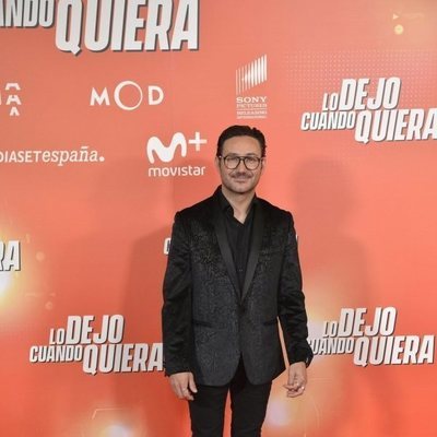 Carlos Santos, en la premier de "Lo dejo cuando quiera"