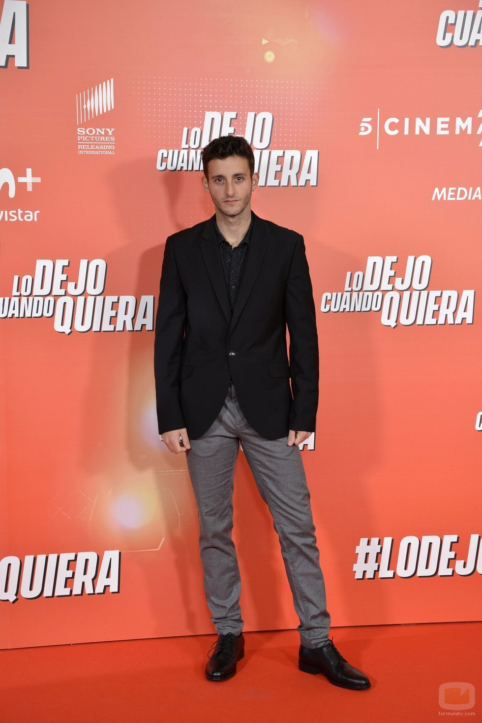 Daniel Ibáñez, en la premier de "Lo dejo cuando quiera"