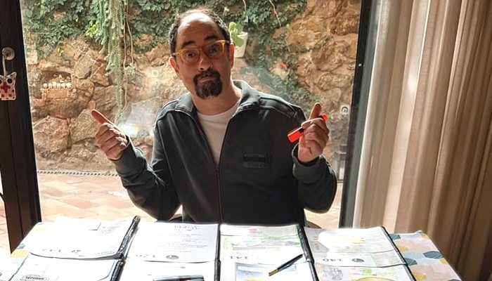 Jordi Sánchez, con los guiones de 'La que se avecina'