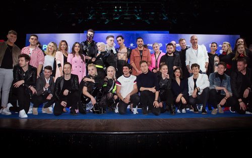 Los representantes de Eurovisión 2019 en la PreParty de Madrid