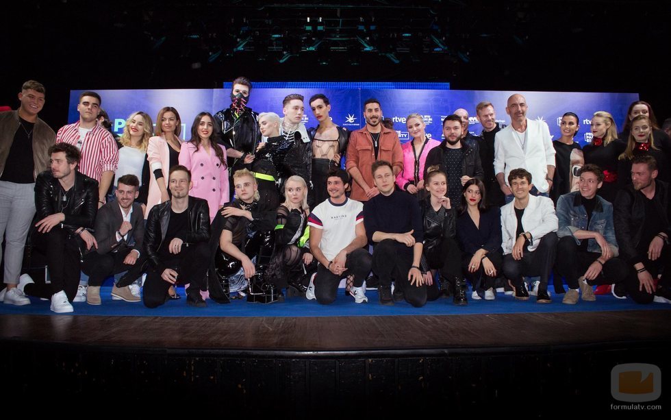 Los representantes de Eurovisión 2019 en la PreParty de Madrid