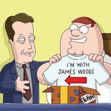 Peter Griffin con James Woods