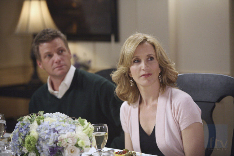 Linette Scavo en 'Mujeres desesperadas' junto a su marido