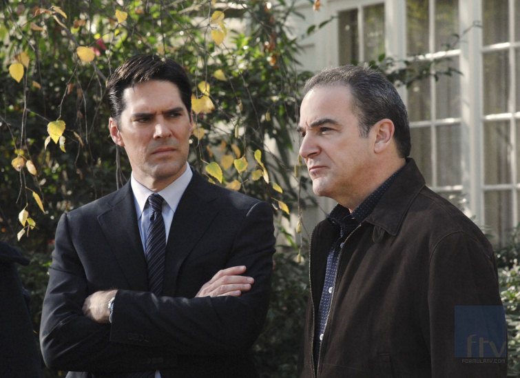 Thomas Gibson y Mandy Patinkin en 'Mentes criminales'