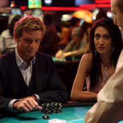 Simon Baker en un casino