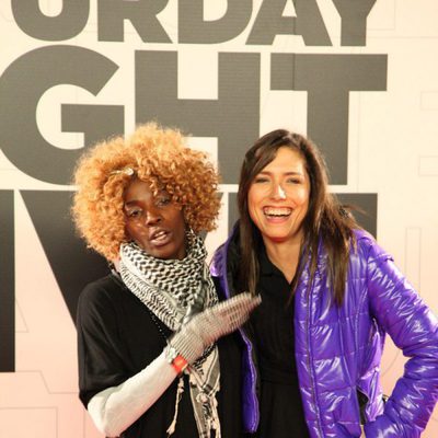 D'Noe y Marta Nebot en la premiere de 'Saturday Night Live'