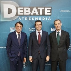 José Creuheras, Pablo Casado y Silvio González en 'El debate decisivo'