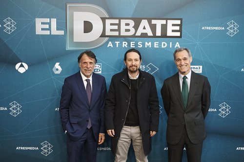 José Creuheras, Pablo Iglesias y Silvio González en 'El debate decisivo' 