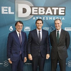 José Creuheras, Albert Rivera y Silvio González en 'El debate decisivo' 