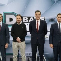 Los principales candidatos a la presidencia en 'El debate decisivo' de Atresmedia