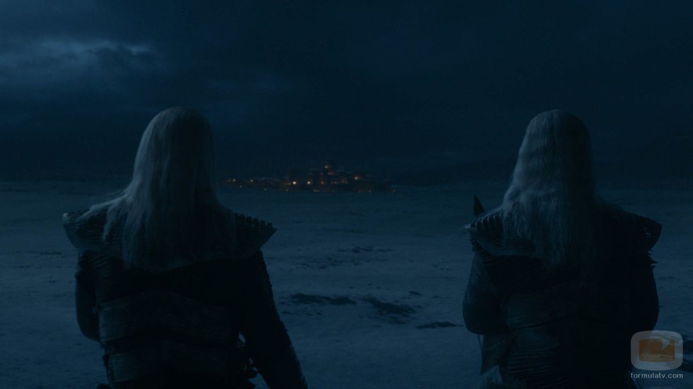 Los Caminantes Blancos observan Invernalia en el 8x02 de 'Juego de Tronos'