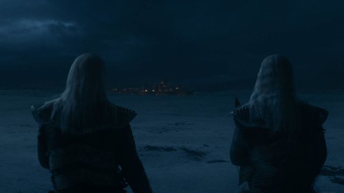 Los Caminantes Blancos observan Invernalia en el 8x02 de 'Juego de Tronos'