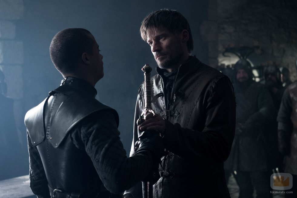 Gusano Gris y Jaime Lannister en el 8x02 de 'Juego de Tronos'