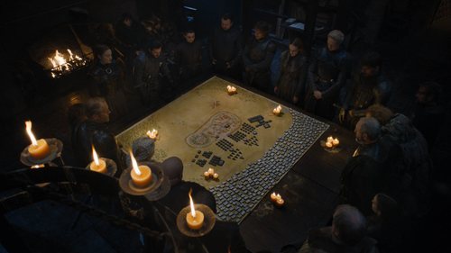 Las fuerzas reunidas en Invernalia planean la batalla contra los Caminantes Blancos en el 8x02 de 'Juego de Tronos'