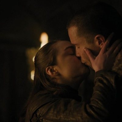 El beso de Arya y Gendry de 'Juego de Tronos' en el 8x02
