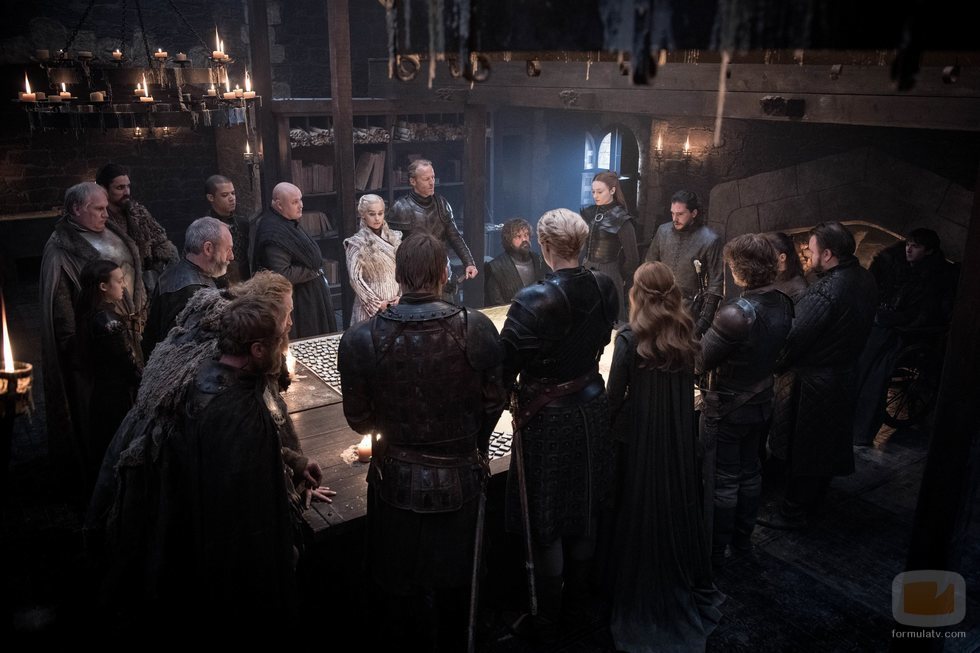 Los aliados de Poniente deciden cómo enfrentarse a los Caminantes Blancos en 'Juego de Tronos' en el 8x02