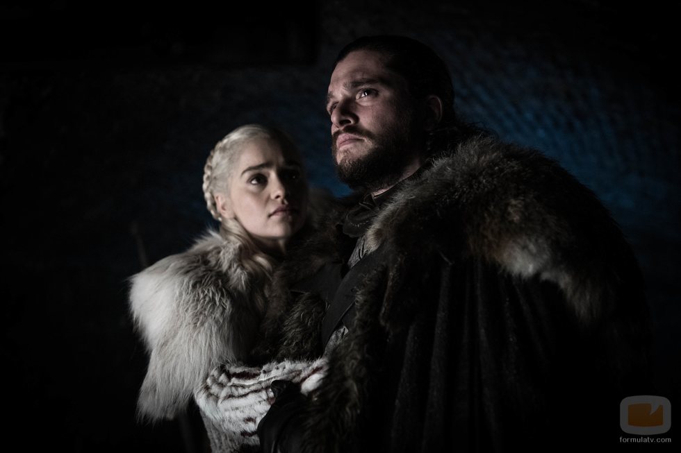 Jon y Dany durante el 8x02 de 'Juego de Tronos'