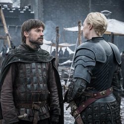 Jaime y Brienne se reencuentran en Invernalia durante el 8x02 de 'Juego de Tronos'