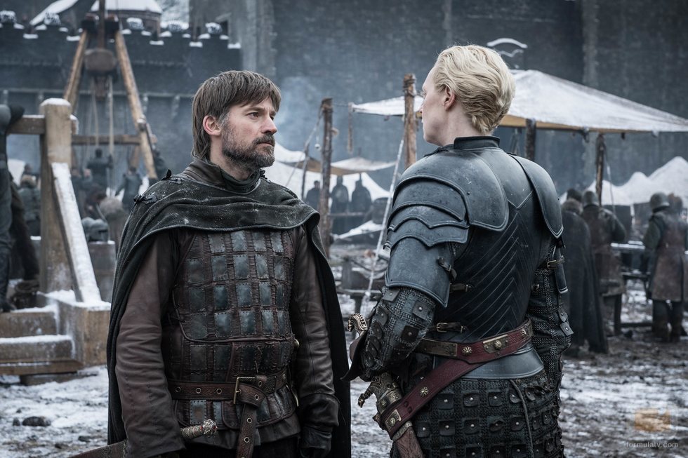 Jaime y Brienne se reencuentran en Invernalia durante el 8x02 de 'Juego de Tronos'