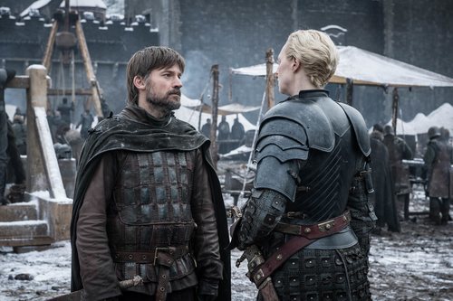 Jaime y Brienne se reencuentran en Invernalia durante el 8x02 de 'Juego de Tronos'