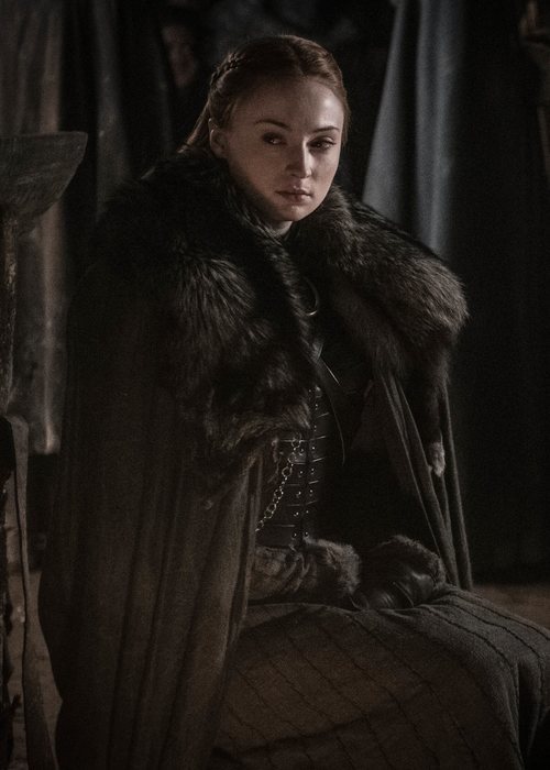 Sansa Stark lanza una mirada funesta en el 8x03 de 'Juego de Tronos'