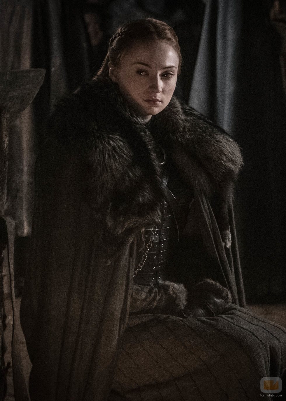 Sansa Stark lanza una mirada funesta en el 8x03 de 'Juego de Tronos'