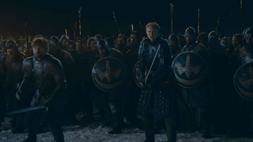 Jaime y Brienne se dirigen a la batalla en el 8x03 de 'Juego de Tronos'