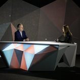 Iñaki Gabilondo realizando una entrevista en la cuarta temporada de 'Cuando ya no esté'