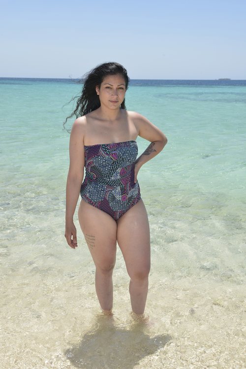 Dakota Tárraga posa en bañador como concursante de 'Supervivientes 2019'