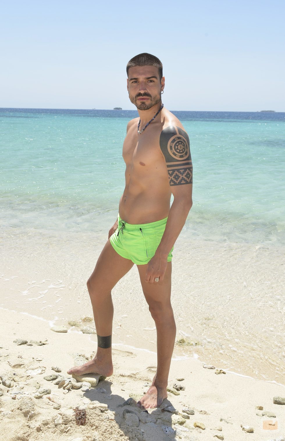 Fabio Colloricchio, concursante de 'Supervivientes 2019', posa en bañador