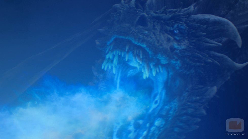 Viserion lanza una llamarada en el 8x03 de 'Juego de Tronos'