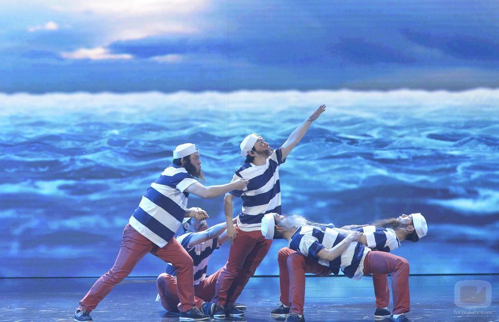 El grupo Art Gee apuestan por un número marinero en la final de 'Got Talent España'