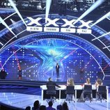 Presentador y jurado en el plató de la gran final de 'Got Talent España'
