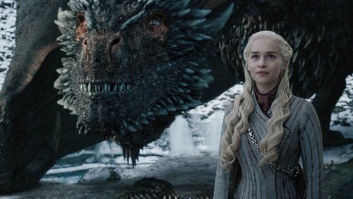 Drogon y Daenerys de 'Juego de Tronos' en el 8x04