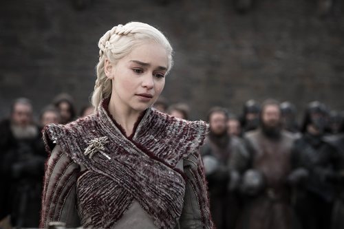 Daenerys llora en el 8x04 de 'Juego de tronos'