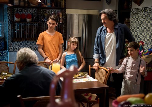 Pancho López junto a sus hijos en 'Mi marido tiene más familia'