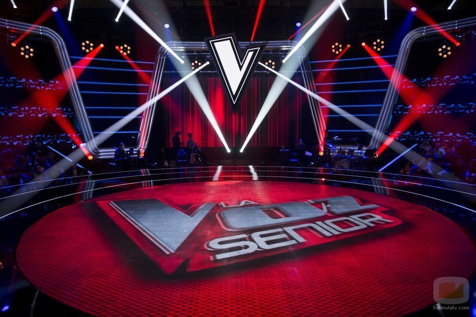 El plató de 'La Voz Senior', centrado en su escenario