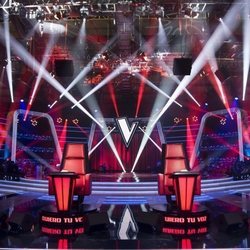 El escenario de 'La Voz Senior' desde los asientos de los coaches