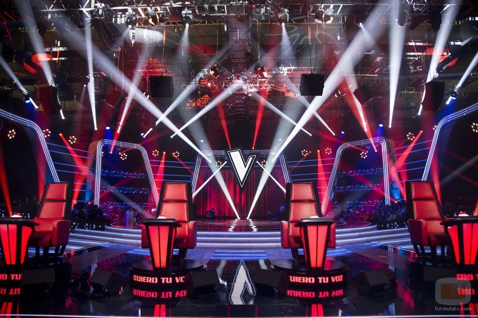 El escenario de 'La Voz Senior' desde los asientos de los coaches