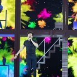 Miki Núñez realiza el primer ensayo de "La venda"